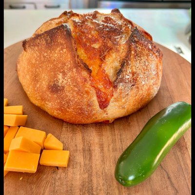 Jalapeño Cheddar Sourdough 