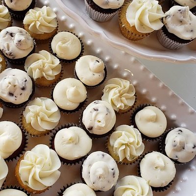 Mini Basic Cupcake Kisses (Colored Icings and/or Sprinkles)