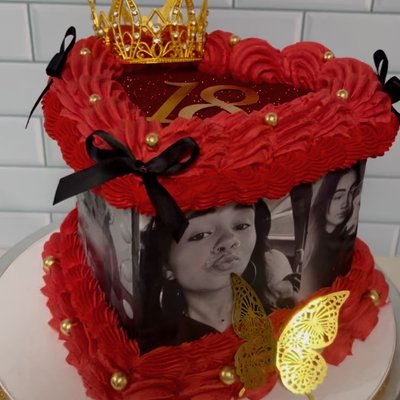 6in Heart Cake