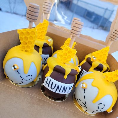 Decorated apples