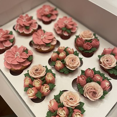 Floral Cupcakes