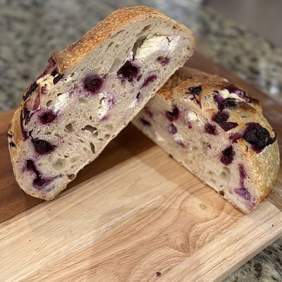 Blueberry cream cheese Boule