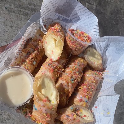 Cheesecake Eggrolls Multiple Topping Options 