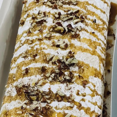 Pecan Pie Cake Roll