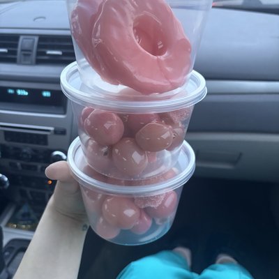 3 Candied Pineapples Rings 