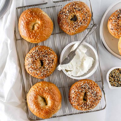 Sourdough Bagels