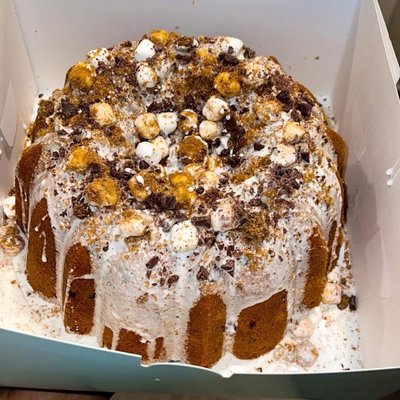 S’Mores Pound Cake
