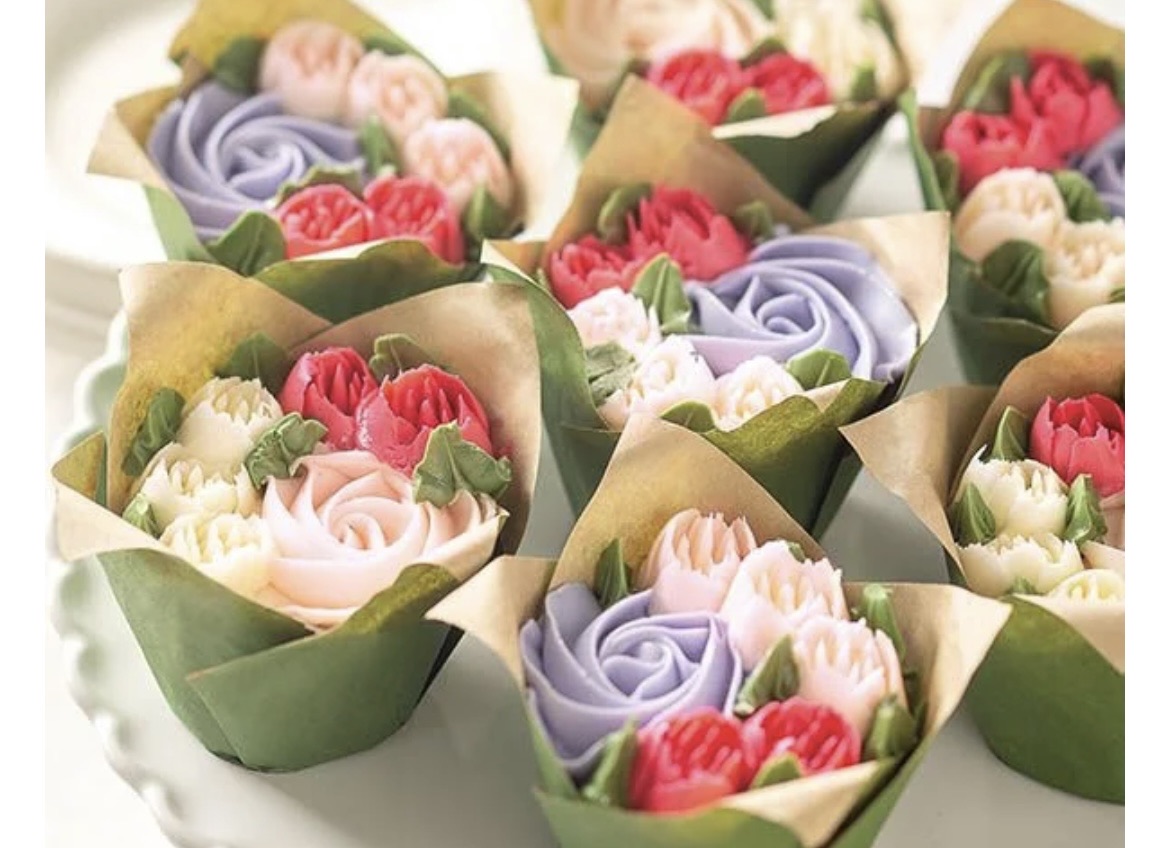 Floral Cupcake
