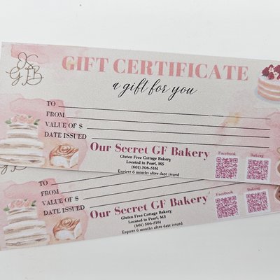 Gift Certificate 