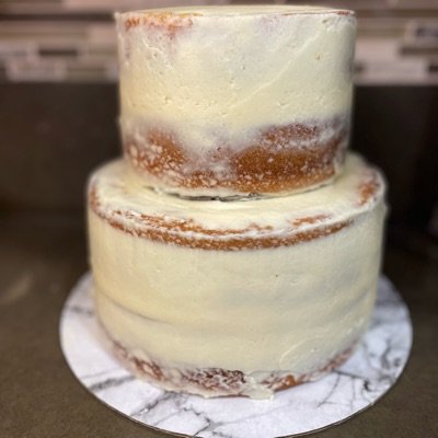Two-tier Naked Cake
