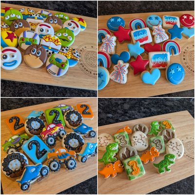 Mini Sized - Decorated sugar cookies 