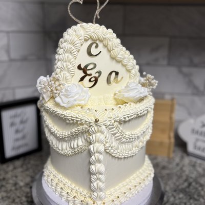 Heart-Shaped Cake (3 layers)