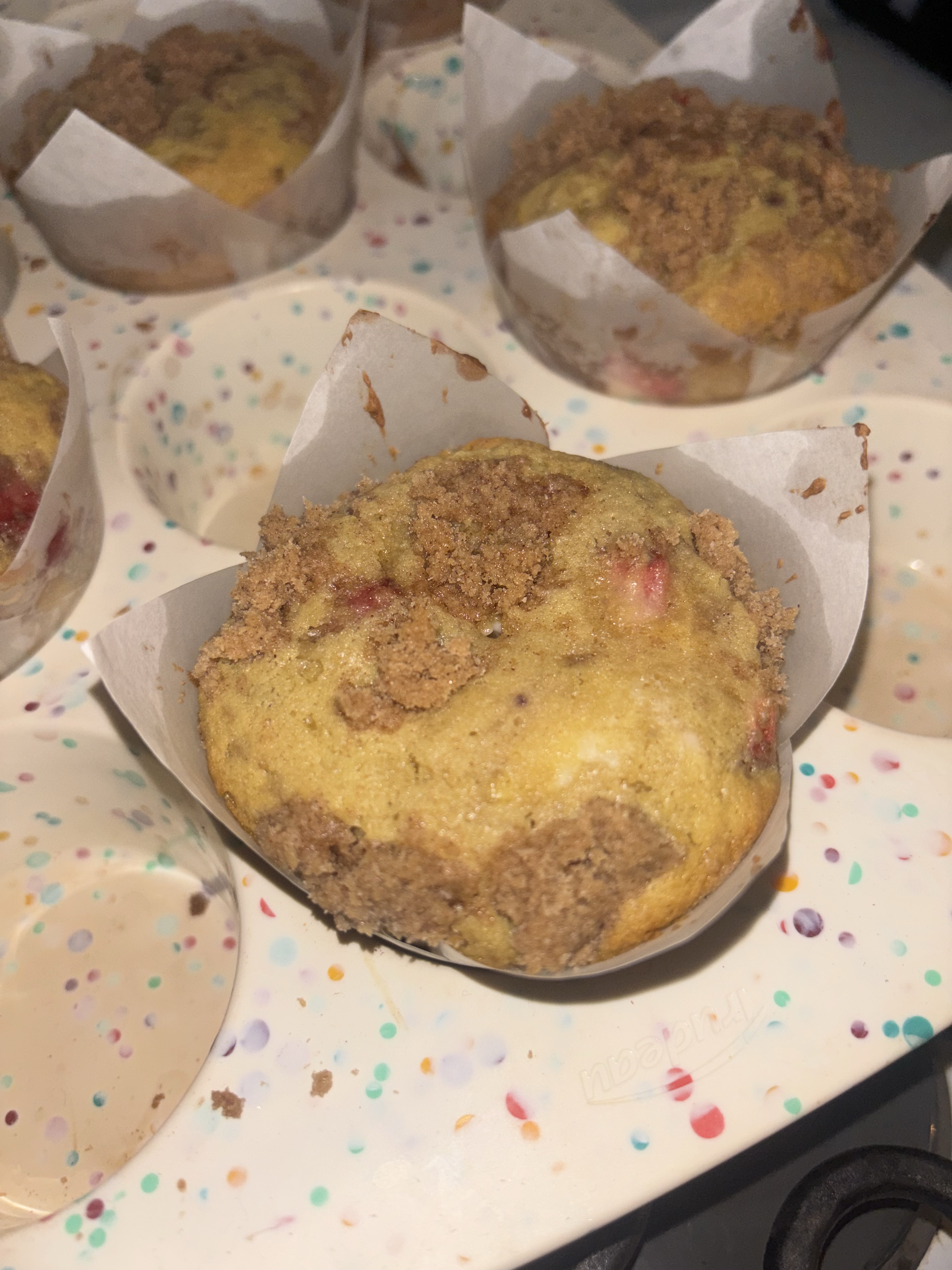 Strawberry Cheesecake Muffins