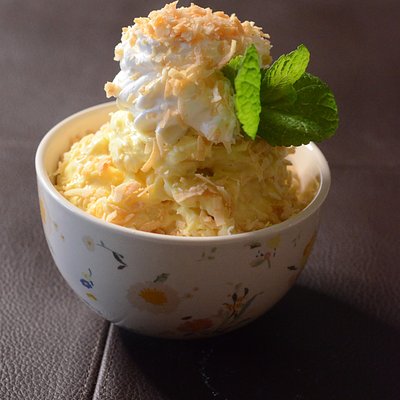 Toasted Coconut Pudding 