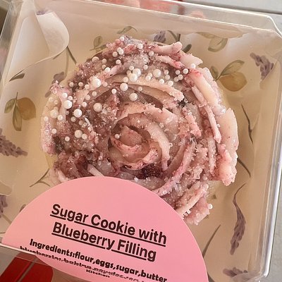 Lemon Blueberry Sugar Cookie