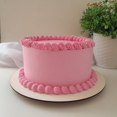 SIMPLE CAKE ( With Small Custom Message ) 