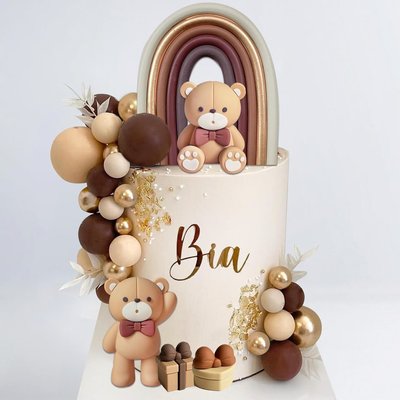Ivory Teddy 🧸 Cake