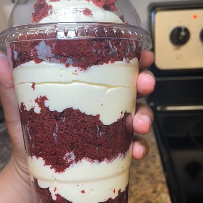 Red Velvet Cheesecake Cup 