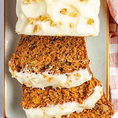 Sourdough Carrot Cake Bread Loaf 