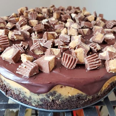 Chocolate Peanut Butter Cheesecake
