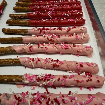 Dipped Pretzels