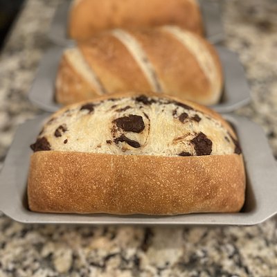 Chocolate Chip Sourdough Sandwich Loaf 