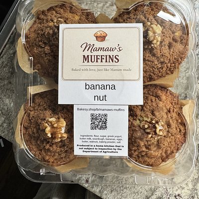 Banana Nut Sourdough Muffin With Strudel 