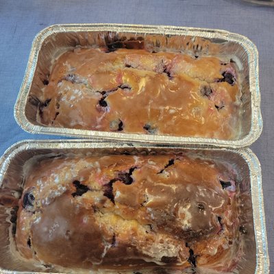 Sourdough Lemon Blueberry Loaf