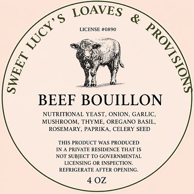 Beef bullion 4 Oz
