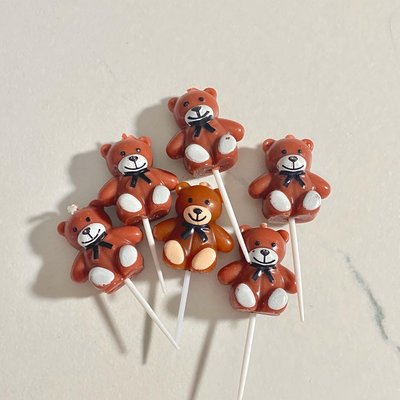Bear Candles (1 Each) 