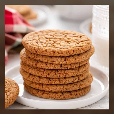 Spiced Molasses Ginger Snaps