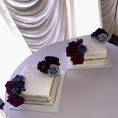 Wedding Square Cake