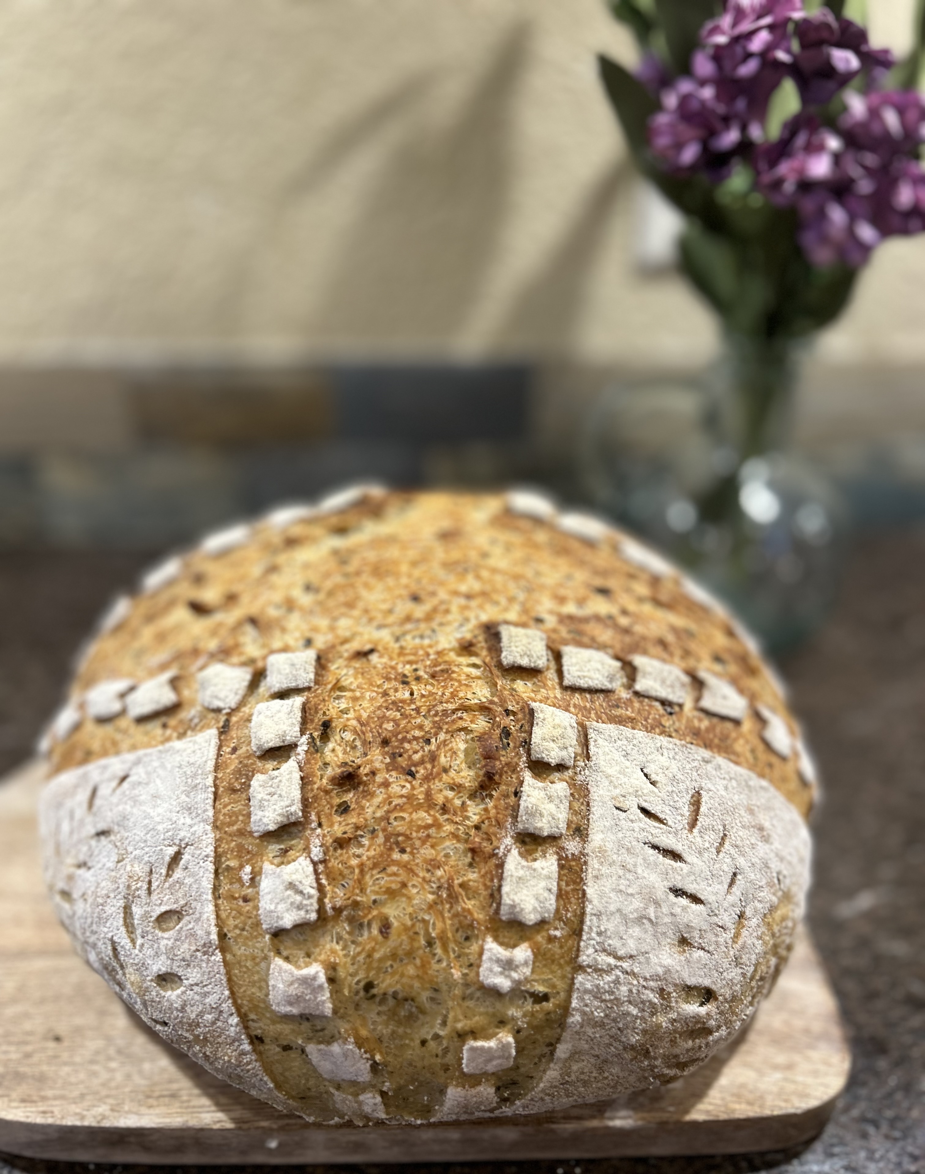 Pesto Parmesan Sourdough 