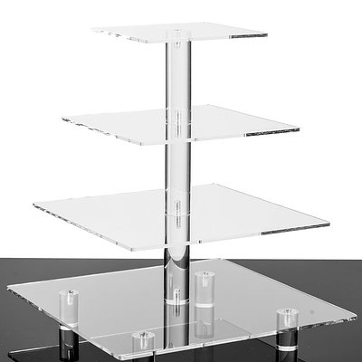 4 Tier Round Acrylic Tower 