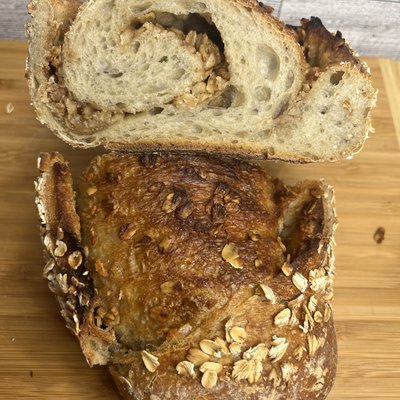 Sourdough Bread SWEET– Half Loaf (Choose Your Flavor)