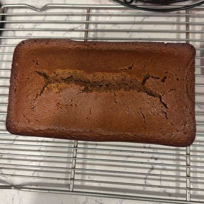 Gingerbread Loaf With Vanilla Glaze