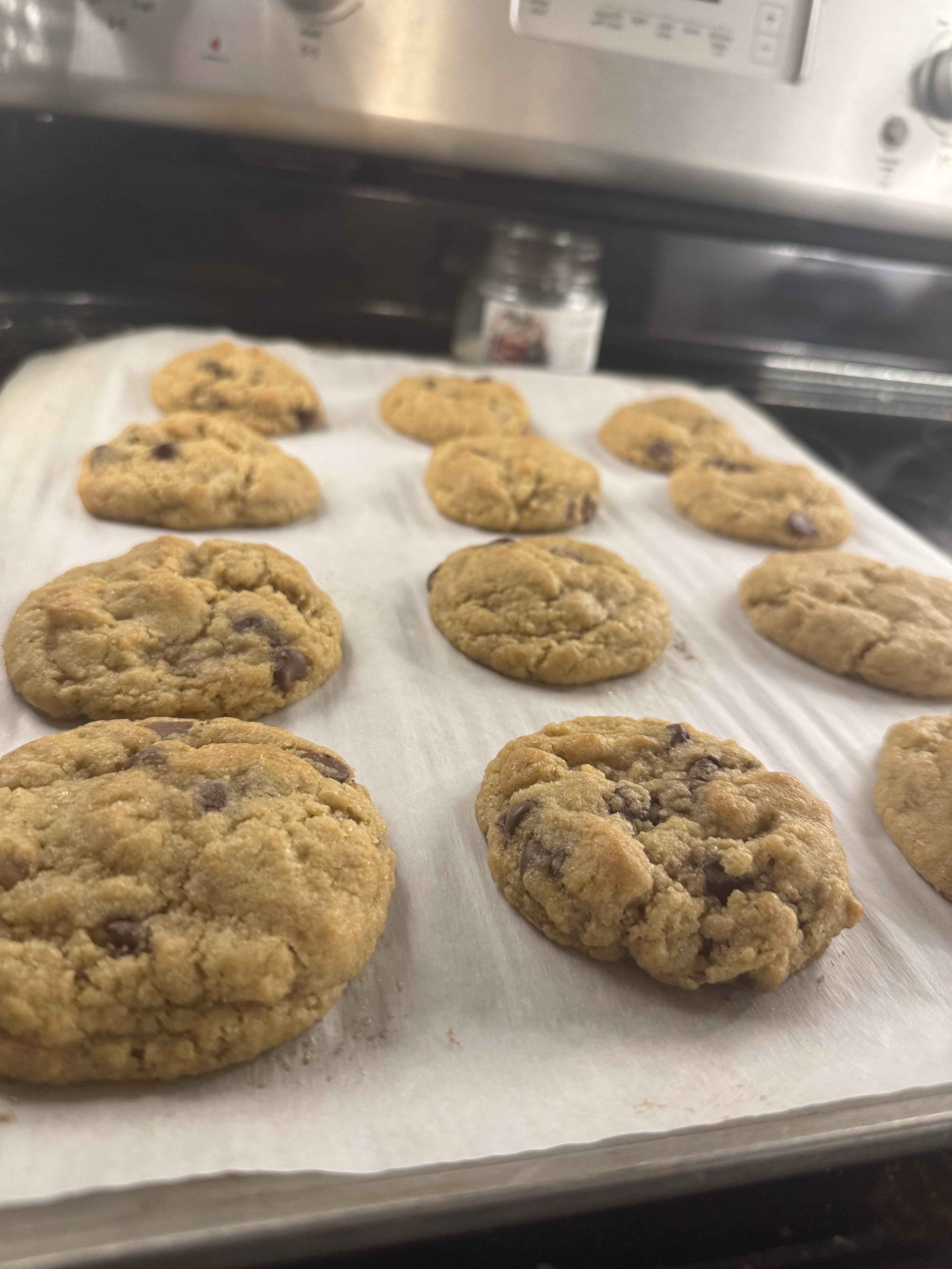 Sourdough Brown Butter Chocolate Chip Cookies