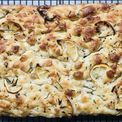 Flavored Sourdough Focaccia 