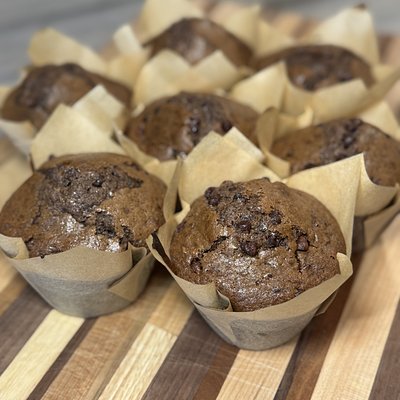 Double Chocolate Chip Muffins