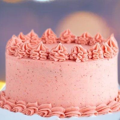 6 Inch 3 Layer Strawberry Sensation Cake