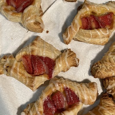 Strawberry Lemon Danish