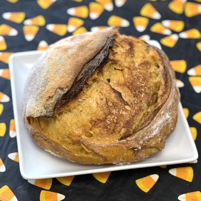 The Pumpkin Strudel Sourdough Bread Loaf