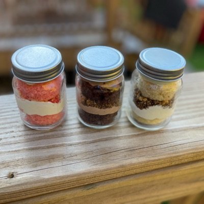 Chocolate Eclair Cheesecake Crunch Jar 