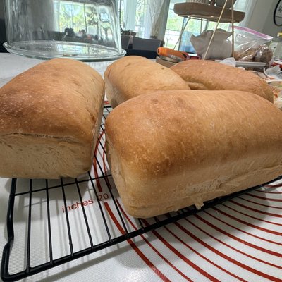 Soft Sourdough Sandwich Bread
