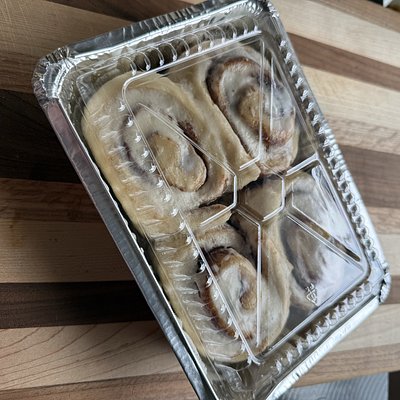 4 Sourdough Cinnamon Rolls