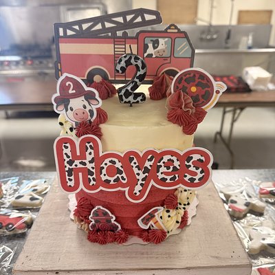 6 Inch, 3 Layer Cake (serves 10-12)