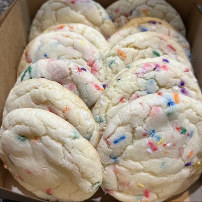 Birthday Cake Cookies