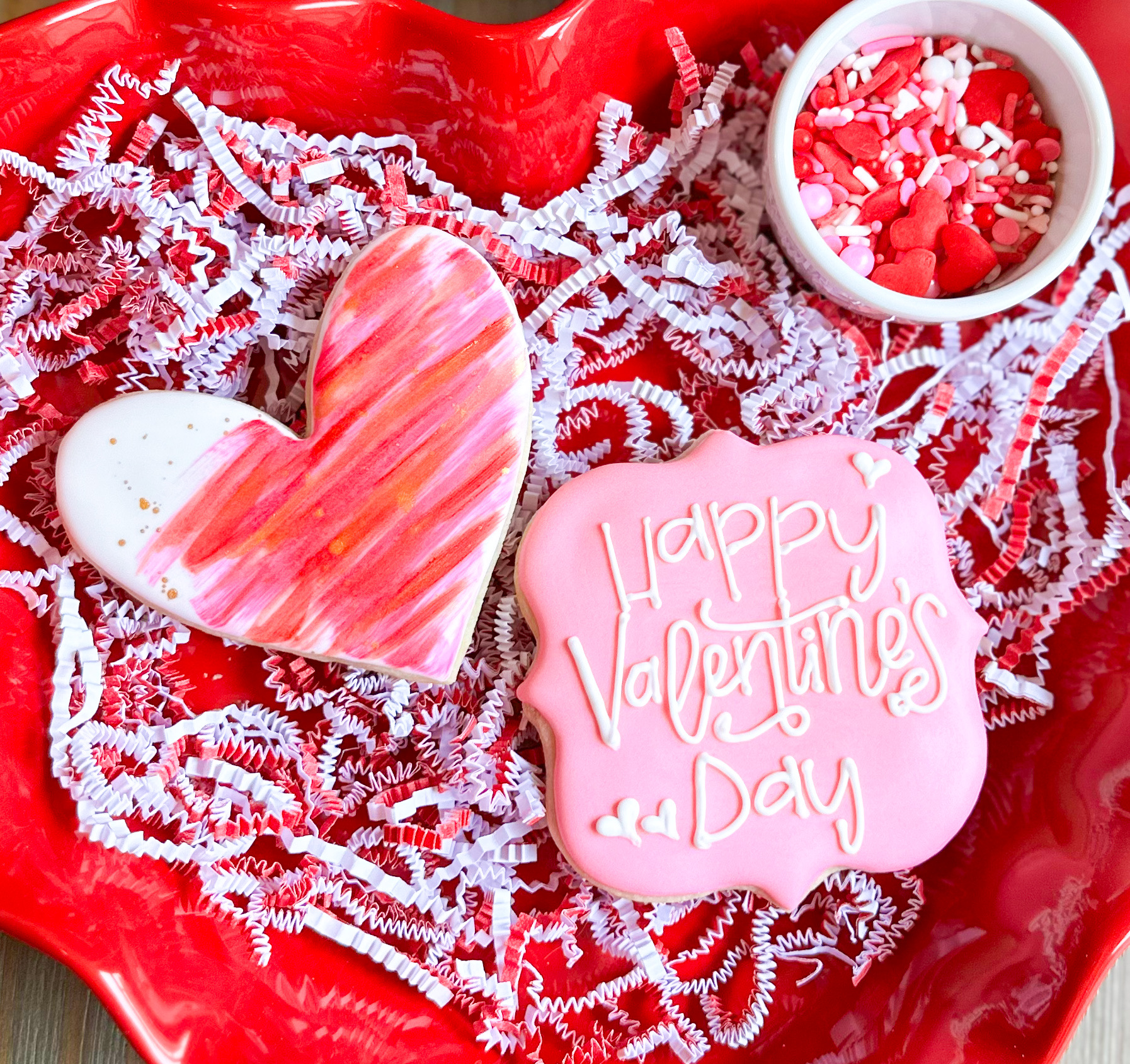 Happy Valentine’s Day 2 Cookie Set