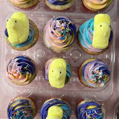 Easter Peep Cupcakes
