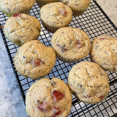 Strawberry Chocolate Muffin